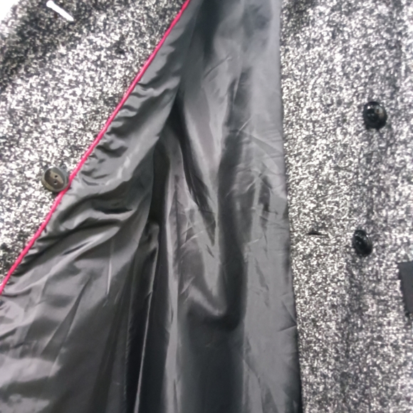 CLEARANCE SALE!! Black Rivet Women's Formal Two-Tone Pea Coat. - Picture 8 of 11